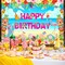 7x5ft Summer Hawaiian Birthday Backdrop Hawaiian Beach Photography Background Aloha Luau Birthday Party Decorations Photo Props